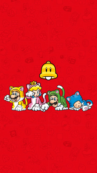 Super Mario 3d World Cat Suits Wallpaper With