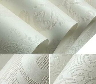 Classic Off White Wallpaper Roll For Living Room Tv Background Wall