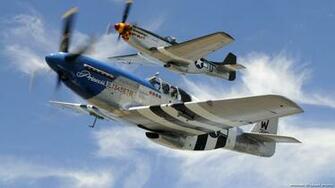 Mustangs Aircraft HD Wallpaper