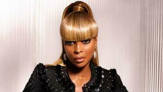 Mary J Blige Wallpaper Dark Brown Hairs