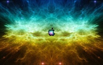 Background Apple Nebula HD Wallpaper High Quality