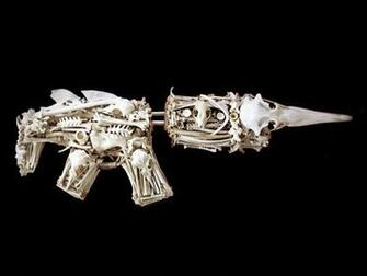 Beautiful Bone Pistols HD Wallpaperfunees