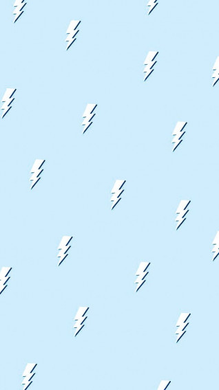 Blue Lightning Phone Wallpaper Patterns Preppy
