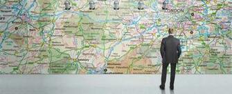 Custom Printed Ordnance Survey Wallpaper Maps