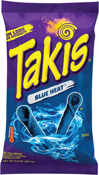 Amazon Takis Blue Heat Rolled Tortilla Chips Hot Chili