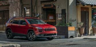 Jeep Cherokee Park On Road City HD 4k Wallpaper Cars