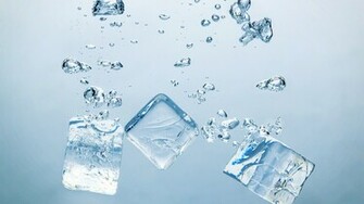 Ice Cubes Wallpaper Stock Photos