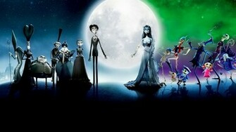 Corpse Bride Halloween Dark Wallpaper Background