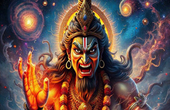 Angry Vishnu Wallpaper