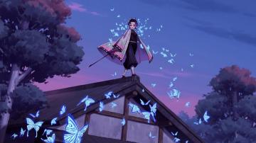 Shinobu Butterflies Kimetsu No Yaiba 4k Wallpaper