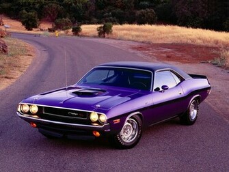 Classic Car Posters Dodge Challenger