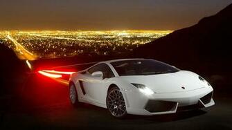 White Lamborghini Gallardo Car HD Wallpaper