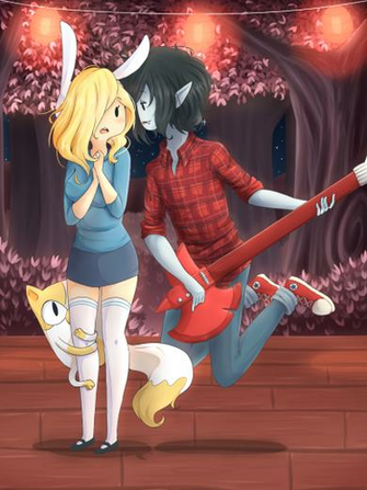 Collab Bad Little Boy Fiolee Adventure Time Wallpaper