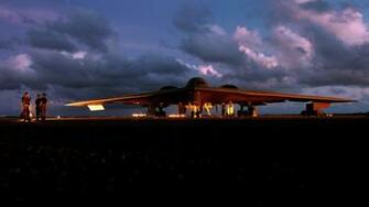 Northrop Grumman B Spirit At Dusk HD Wallpaper Background