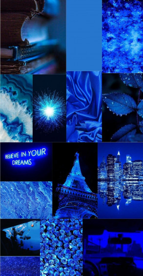 Royal Blue Aesthetic Wallpaper In