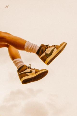Trent On Laflame Style Travis Scott Shoes