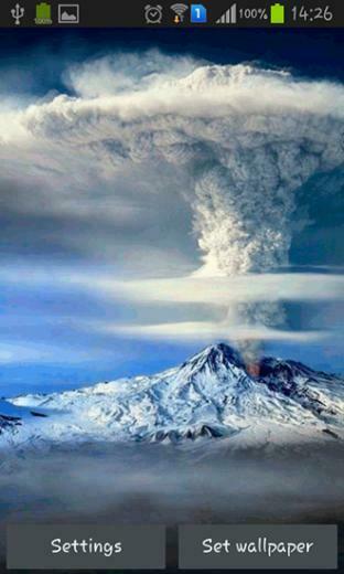 Smoke Volcano Live Wallpaper For Android