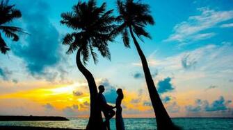 Affair Anniversary Asad Image Beach Wallpaper Stock Photos