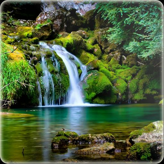 3d Waterfall Wallpaper Amazon It App Shop Per Android