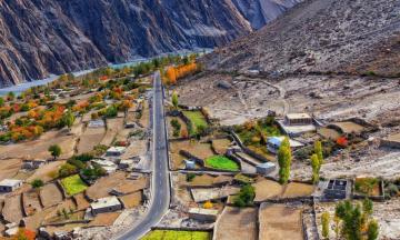 Aerial Landscape Nature Outdoors Scenery Resized By Ze Robot