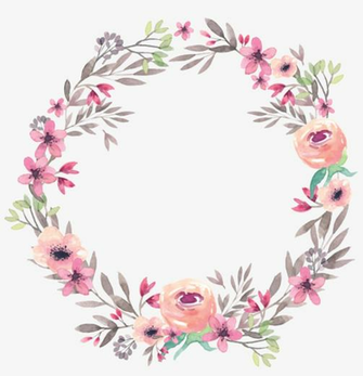 Watercolor Border Floral Bac Png Image Pngio