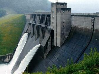 Pennsylvania Kinzua Dam Buildings Wallpaper