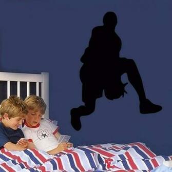 Amazon Longhui Passion Basketball Wall Stickers Removable