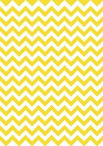 Yellow Chevron Border