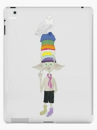 Dobby And Hedwig Background Colour iPad Case Skin By Bexalot