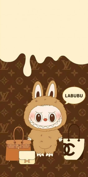 Labubu Louis Vuitton Wallpaper