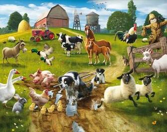 Down On The Farm Wallpaper Mural