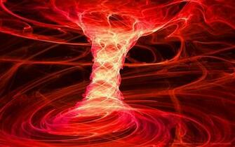 Abstract Red Tornado Wallpaper