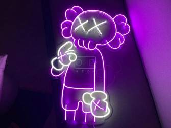 Kaws Led Neon Sign Signs Wallpaper Nature iPhone