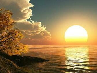 The Rising Sun Nature Wallpaper