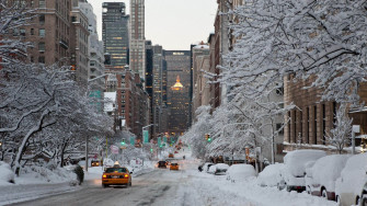 Ny Winter Snow Usa Macbook Air Wallpaper Allmacwallpaper