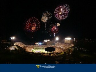 Wvu Fireworks Wallpaper Desktop Background