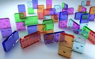 Dominoes Game Graphic 3d Wallpaper Colorful Desktop HD