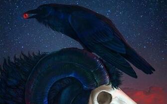 Horns Skies Stars Occult Withes Witchcrart Wallpaper Background
