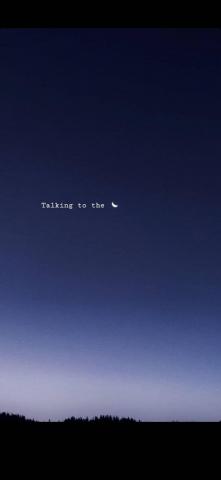Talking To The Moon Quotes Wallpaper