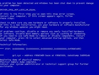 Fix Blue Screen Of Death