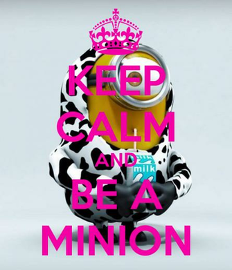 Keep Calm And Be A Minion Carry On Image Generator