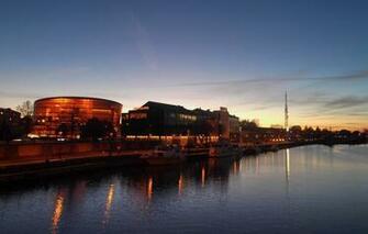 Wallpaper Sunset The Evening Latvia Liepaja Image For Desktop