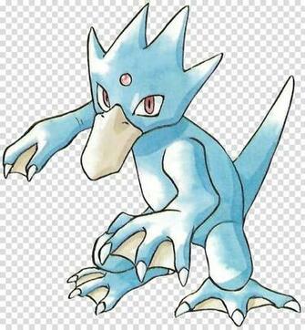 Pok Mon Red And Blue Gold Silver Golduck Art Others