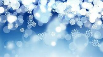 Abstract Winter Snowflakes Wallpaper
