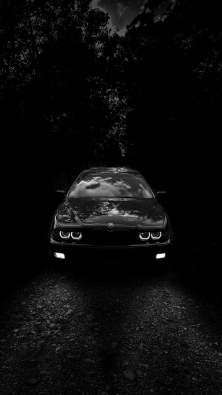 Schwarzer Bmw M5 E39 Wall Art Car Wallpaper