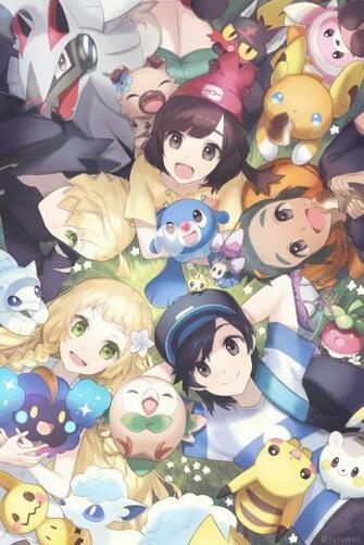Pok Mon Sun Moon Mobile Wallpaper Zerochan Anime