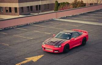 Wallpaper The Building Mitsubishi Parking Red