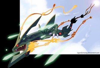 Mega Rayquaza By Nganlamsong