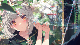 Cute Anime Girl Blushing 4k Wallpaper iPhone HD Phone 230h