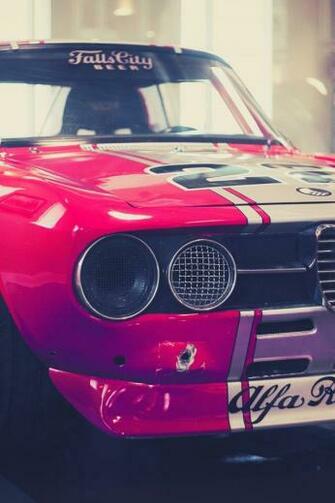 Classic Alfa Romeo Race Car iPhone Wallpaper